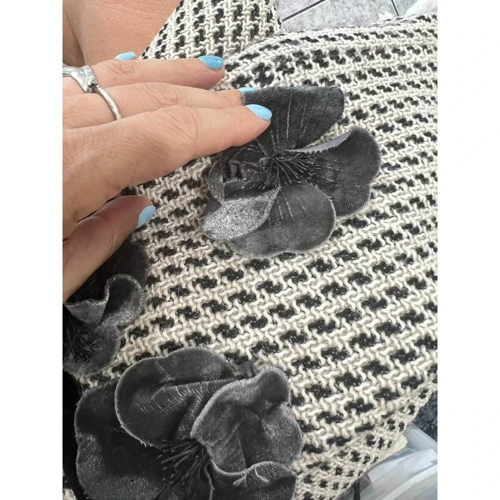 Moschino floral appliqué